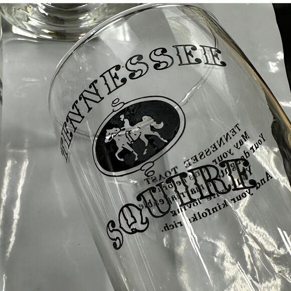 Jack Daniel's Tennessee Squire Set of 6 Glasses Excellent Used Condition - Picture 3 of 5